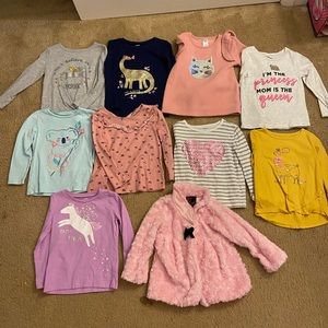 3T-5T toddler clothing & size 8 in shoes